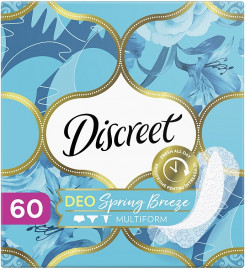 Ежедневные гигиенические прокладки Deo Spring Breeze, 60 шт Discreet