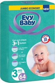Подгузники Evy Baby размеры