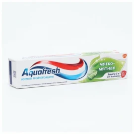 Зубная паста Aquafresh Тотал «Мягко - мятная», 100 мл