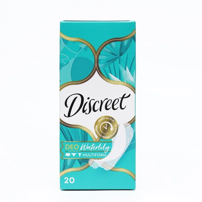 Прокладки ежедневные Discreet Plus Deo Водяная лилия, 20 шт