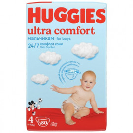 Подгузники Huggies Ultra Comfort для мальчиков Размеры