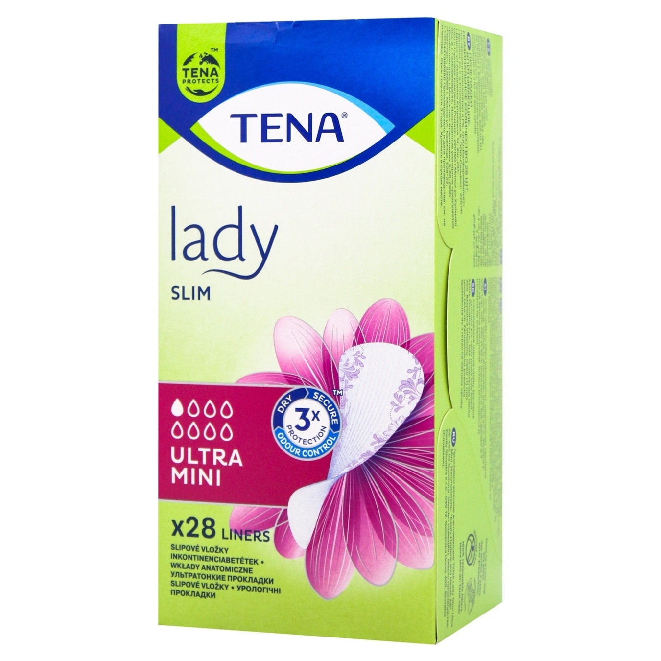 Купить tena lady ежедневные прокладки урологические ultra mini 28 штук