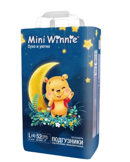 Подгузники Mini Winnie размеры