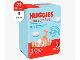 Huggies (Хаггис) ultra comfort для мальчиков Размеры