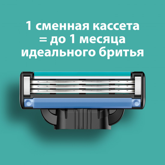 Кассета сменная для бритья Gillette Mach3 1шт