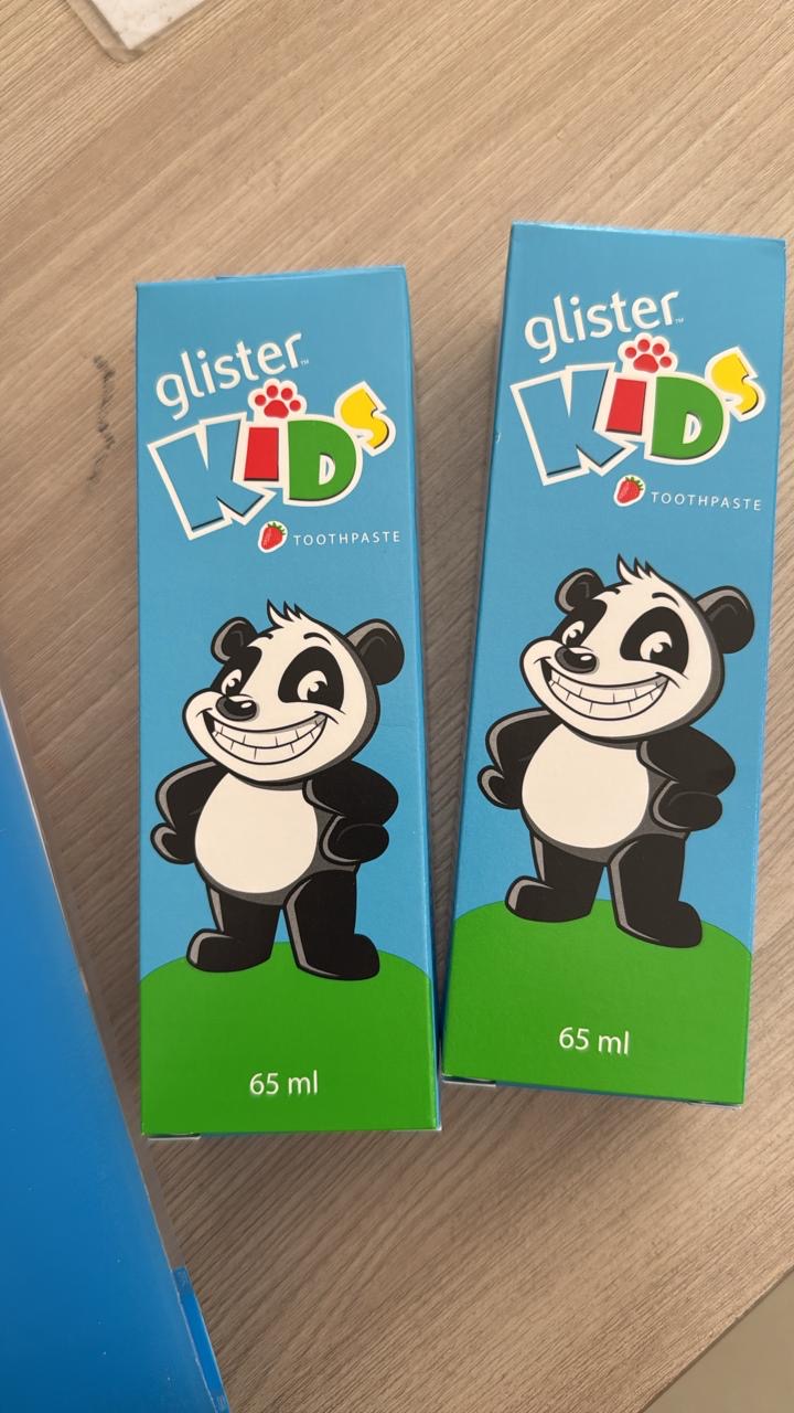 Glister kids детская зубная паста с 2х лет 65мл