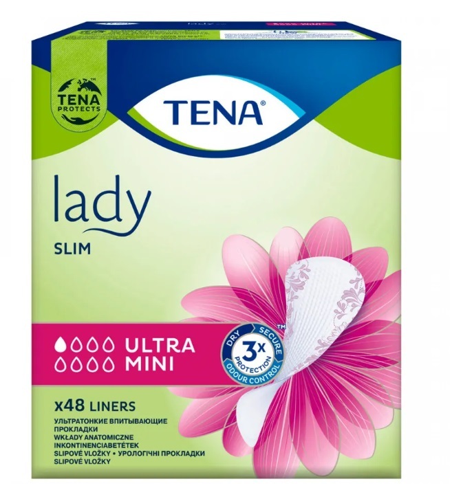 Прокладки Урологические Tena Lady Slim X48 ultra mini