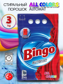 Bingo стиральный порошок автомат 3 кг все цвета